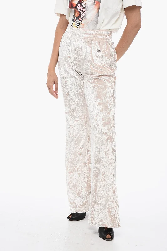 Flare dresses with asymmetrical hems for a modern twist -Diesel Chenille P-NENY Joggers with Flared Leg Flare dresses with asymmetrical hems for a modern twist -Diesel Chenille P-NENY Joggers with Flared Leg