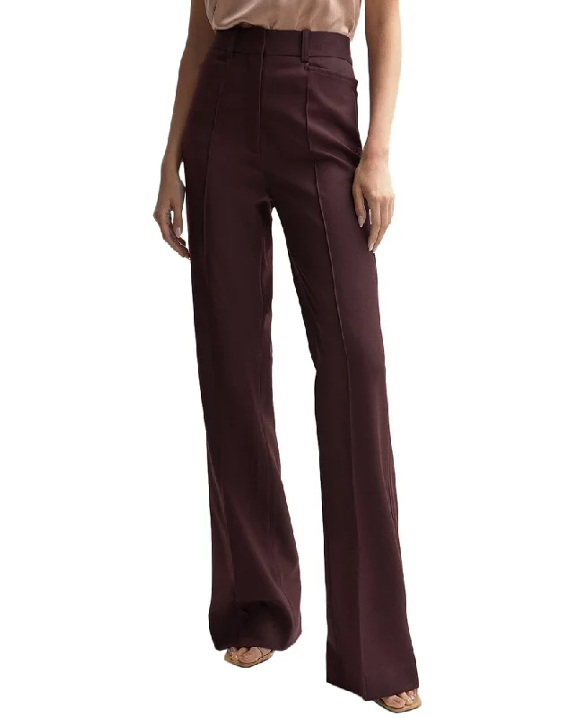 Flare dresses with drop waists for a vintage feel -Reiss Flora Wool-Blend Flared Trouser Flare dresses with drop waists for a vintage feel -Reiss Flora Wool-Blend Flared Trouser