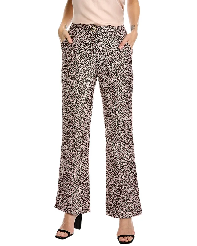 Flare dresses with lace details for a feminine touch -SISTER JANE Harvest Jacquard Flared Trouser Flare dresses with lace details for a feminine touch -SISTER JANE Harvest Jacquard Flared Trouser