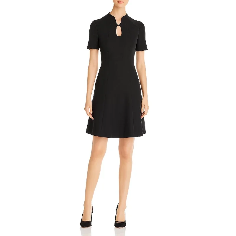 Flare dresses with halter tops for a chic appearance -Nic + Zoe Womens Leading Lady A-Line Key-Hole Fit & Flare Dress Flare dresses with halter tops for a chic appearance -Nic + Zoe Womens Leading Lady A-Line Key-Hole Fit & Flare Dress