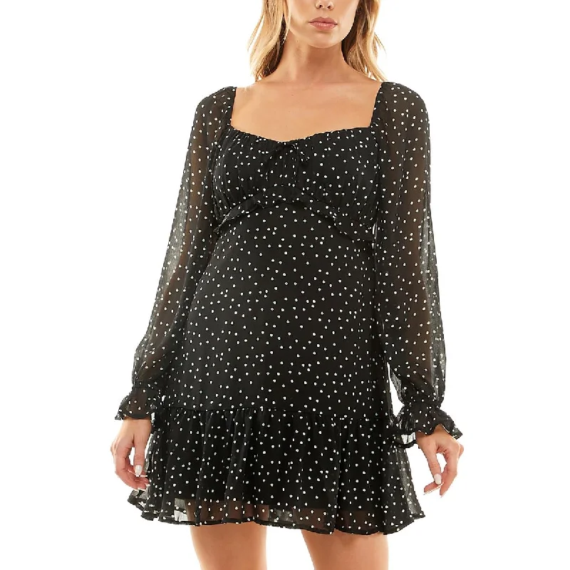 Flare dresses with built-in bras for added support -Trixxi Womens Party Mini Fit & Flare Dress Flare dresses with built-in bras for added support -Trixxi Womens Party Mini Fit & Flare Dress