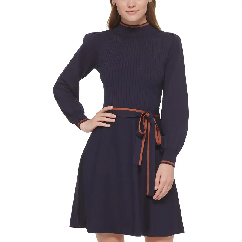 Flare dresses with empire waists for an elegant silhouette -Vince Camuto Womens Knit Rayon Fit & Flare Dress Flare dresses with empire waists for an elegant silhouette -Vince Camuto Womens Knit Rayon Fit & Flare Dress