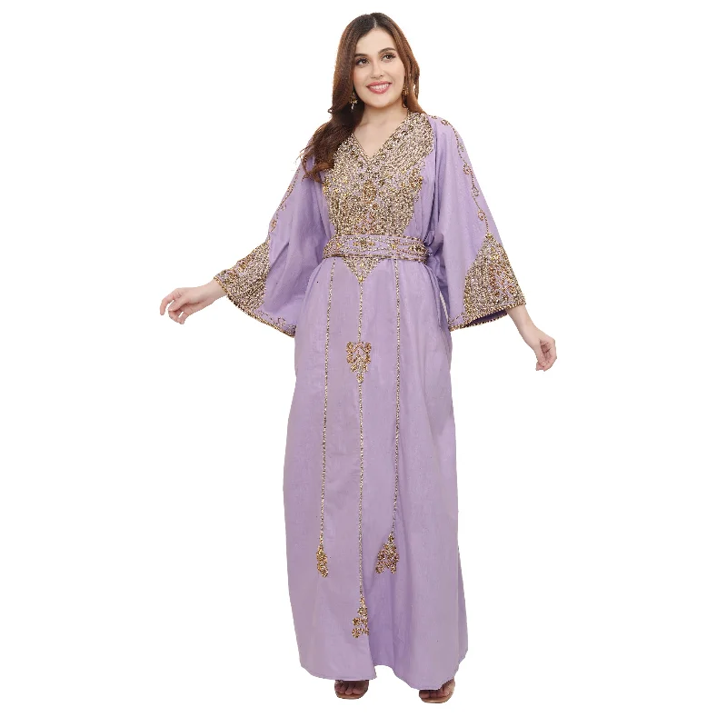 Modern Fancy Abaya Kaftan Tea Party Maxi Gown