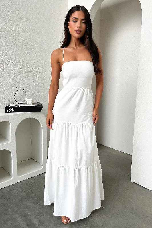 Nethia Maxi Dress - White