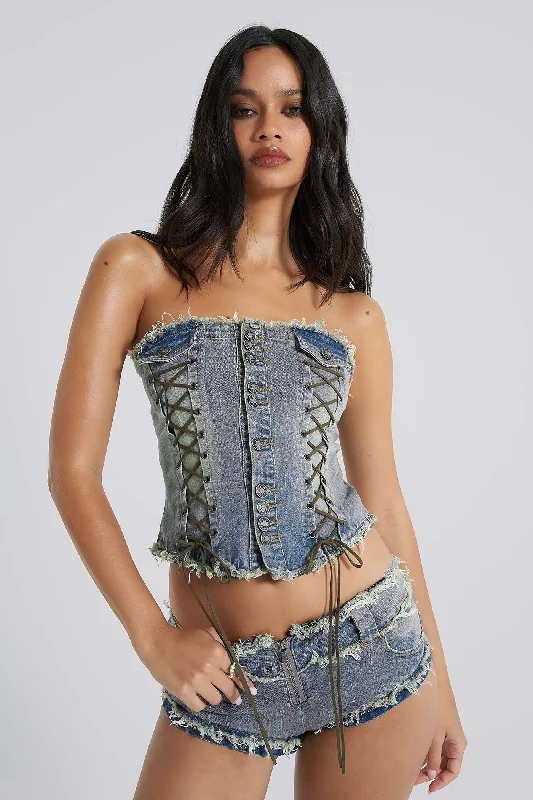 Get Riding 5 in 1 Detachable Denim Jumpsuit