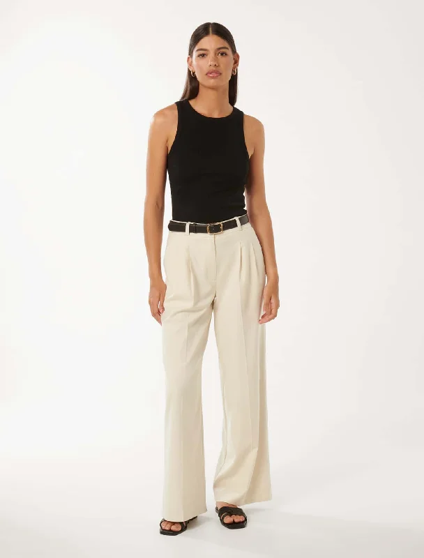 Edweena Belted Wide Leg Pants