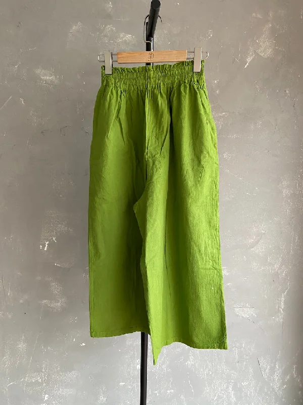 Hand Dyed Farmer's Pants in Green