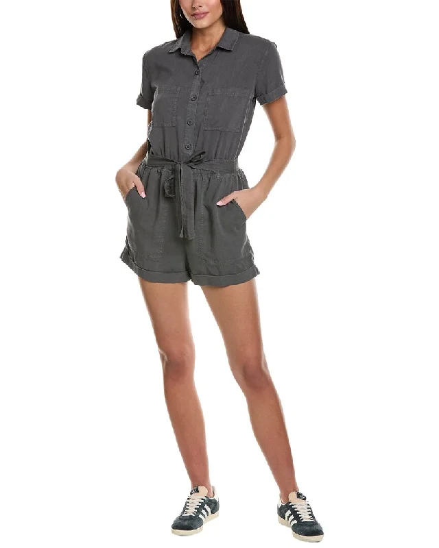 Bella Dahl Rolled Hem Utility Romper