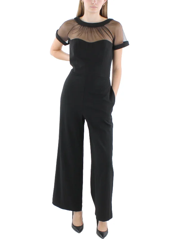 Womens Wide Leg One Piece Jumpsuit