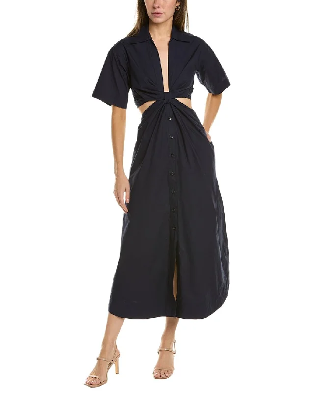 Mini dresses with floral embroidery -A.L.C. Georgia Dress