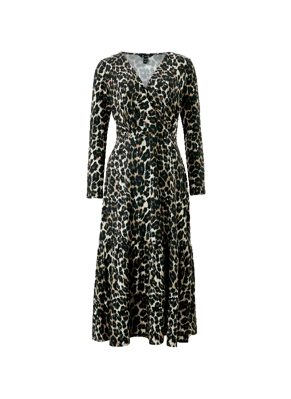 Dresses for women with slim figures -Abigail Leopard Dress