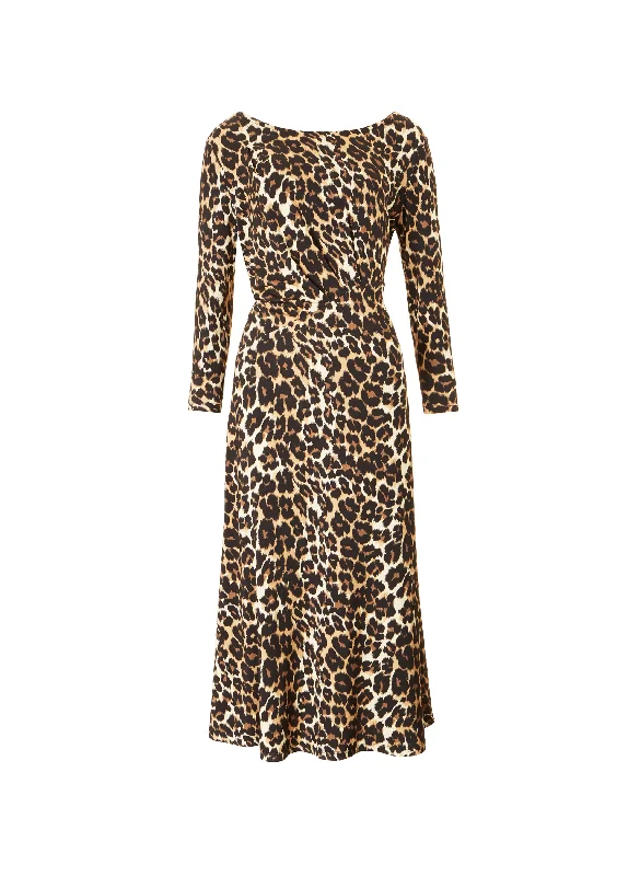 Long dresses for women with high heels -Abigail Pleat Dress