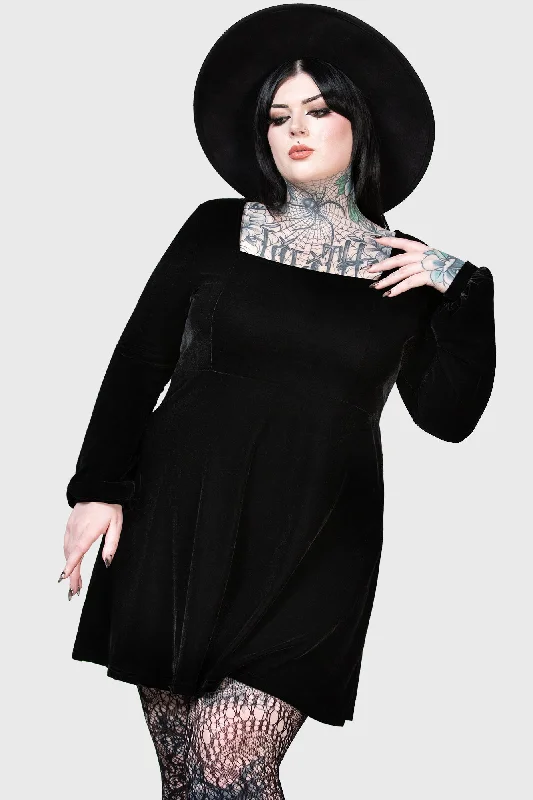 Chic dresses for women over 40 -Archaic Dress [PLUS]