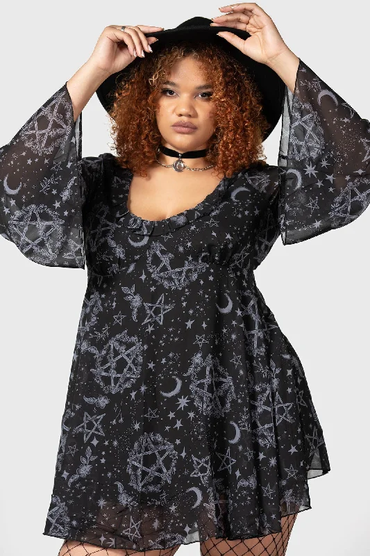 Affordable party dresses for women -Astral Willow Dress [PLUS] - Resurrect