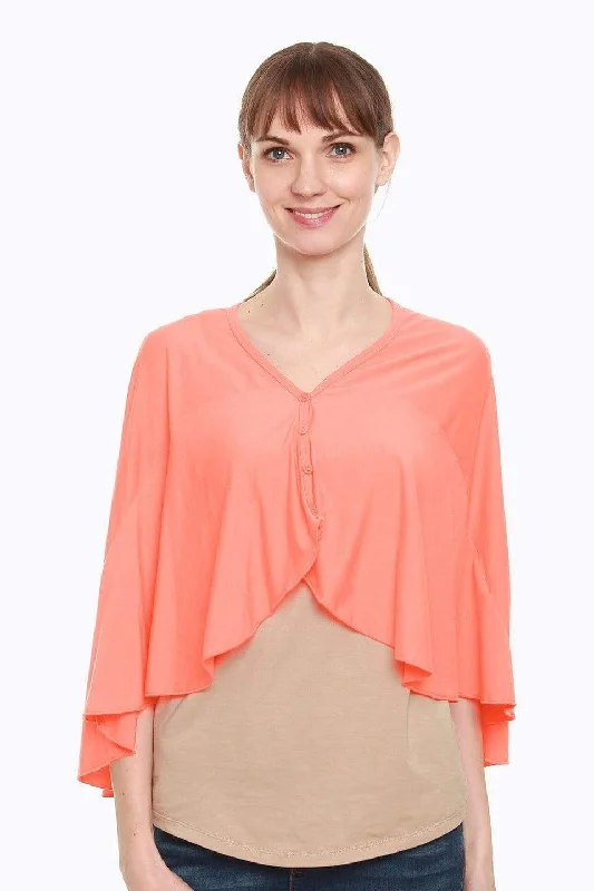 Affordable work dresses for professional women -Bambi Nursing Cape Tulip