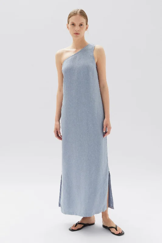 Trendy dresses for bridesmaids -Bonnie Linen Dress