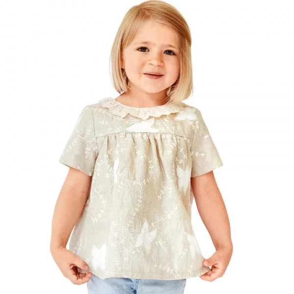 Stylish dresses for plus-size women -Burda Baby/Child Dress and Blouse 9260