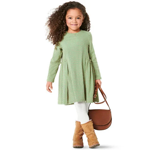 Flattering dresses for hourglass figure -Burda Child Dresses 9310