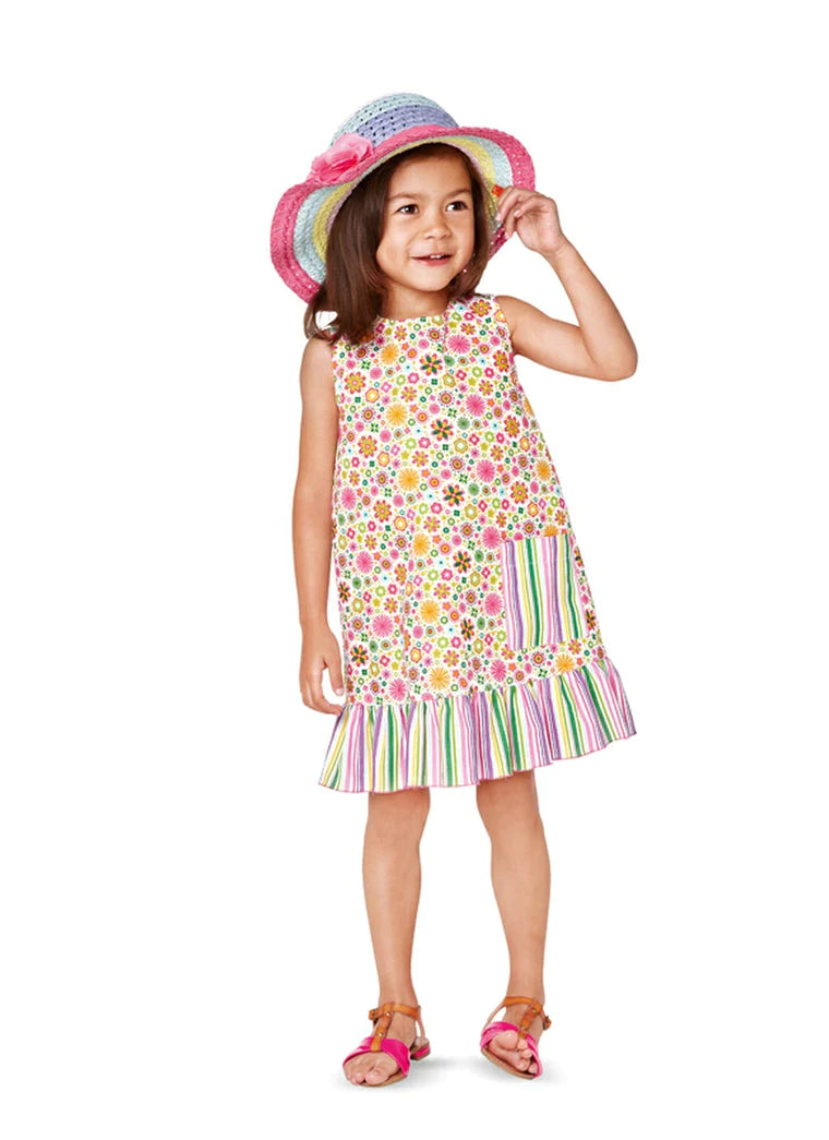 Women's dresses for fall and winter -Burda Child Dresses 9420