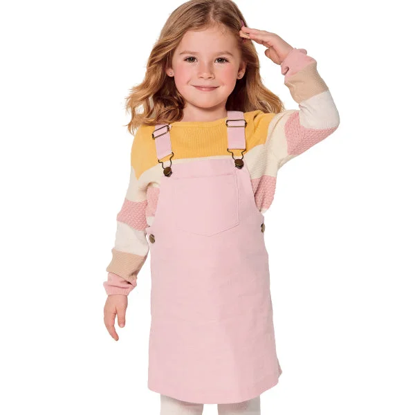 Shop dresses for beach vacations -Burda Child Pinafore Dress 9287