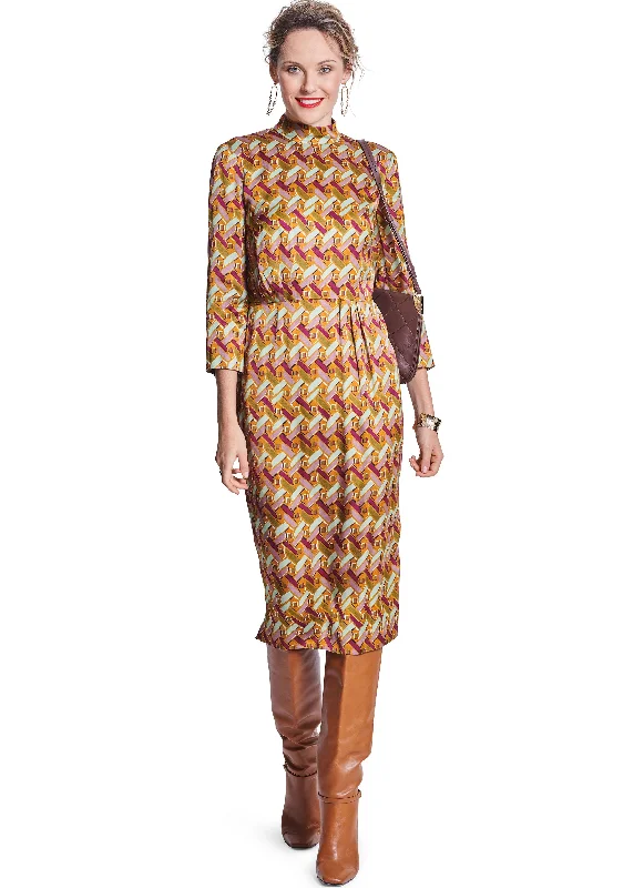 Dresses for women with slim figures -Burda Dress 5798