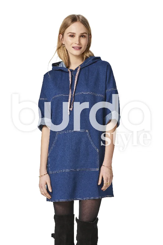 Where to buy bodycon dresses online -Burda Hooded Dress 6475
