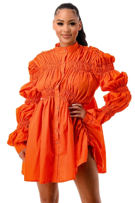 Sexy dresses for special occasions -Burnt Orange Dress
