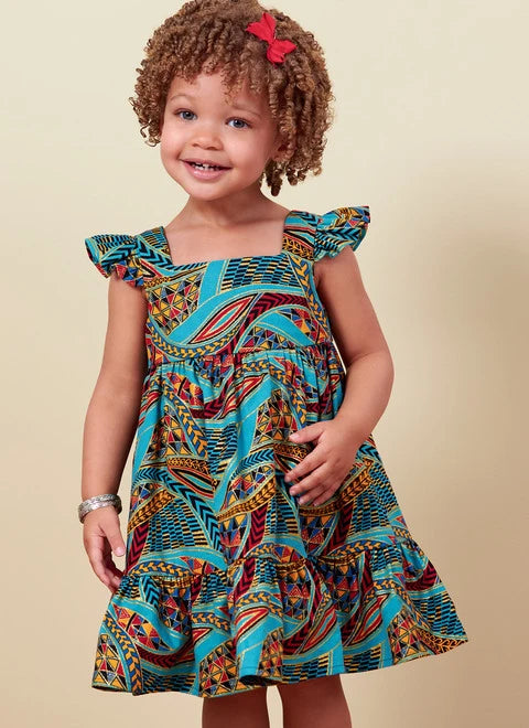 Plus-size dresses for formal occasions -Butterick Baby/Child Dresses B6885