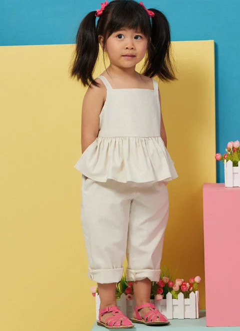 Trendy dresses for bridesmaids -Butterick Baby/Child Overall & Dress B6936