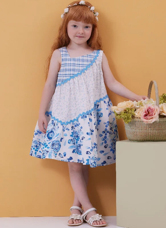 Shop dresses for beach vacations -Butterick Child Dress B6988