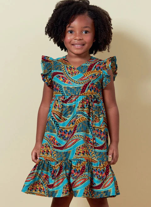 Shop cute dresses for weddings online -Butterick Children's Dresses B6887