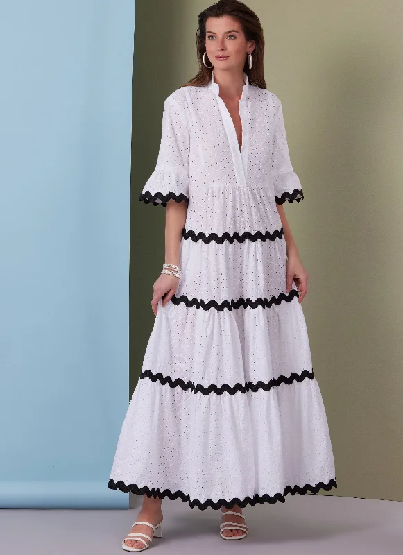 Mini dresses with button details for a trendy look -Butterick Sewing Pattern 6993 Loose-fitting Dresses Mini dresses with button details for a trendy look -Butterick Sewing Pattern 6993 Loose-fitting Dresses