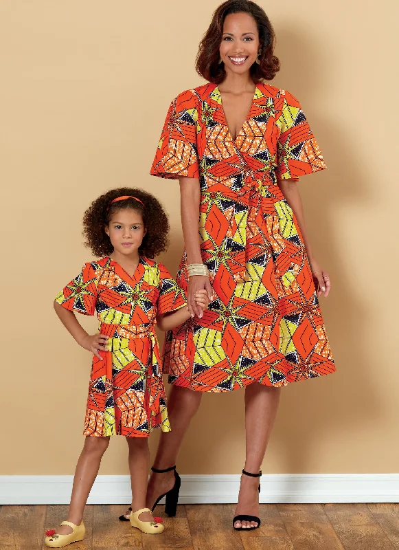 Plus-size dresses for formal occasions -Butterick Women/Child Dress B6654