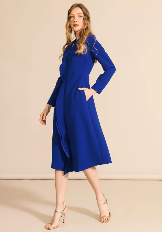 Colorful mini dresses for a vibrant wardrobe -Caroline Kilkenny River Midi Dress, Royal Blue Colorful mini dresses for a vibrant wardrobe -Caroline Kilkenny River Midi Dress, Royal Blue