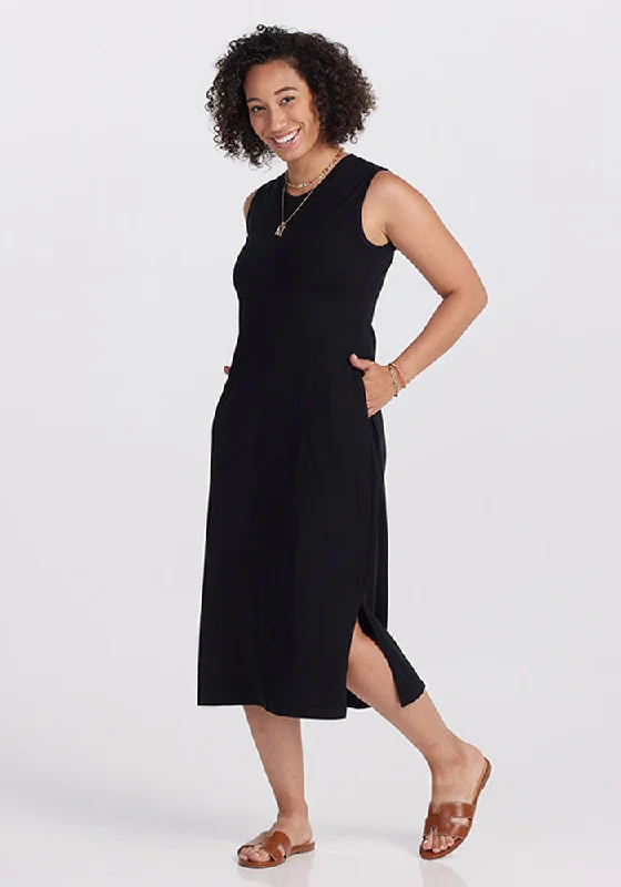 Shop cute dresses for weddings online -Cassie Dress - Black