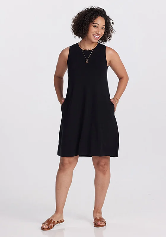 Boho style dresses for spring and summer -Clara Dress - Black