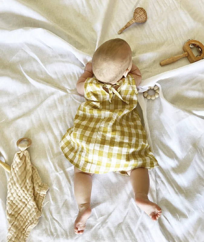 Shop trendy dresses for brunch dates -Common Stitch Baby Fawn Dress