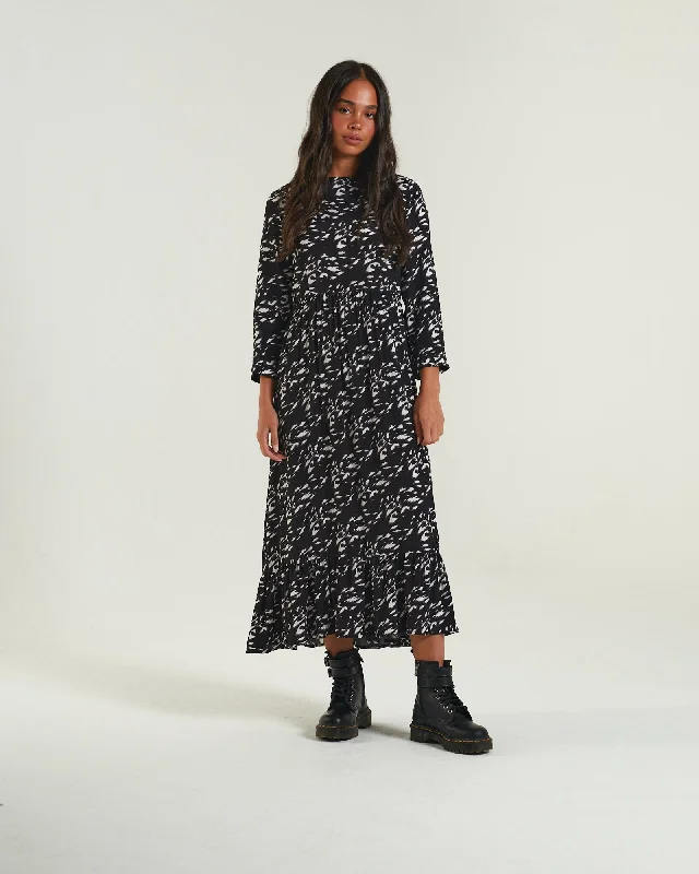 Where to find dresses for family events -Adella Dress Black