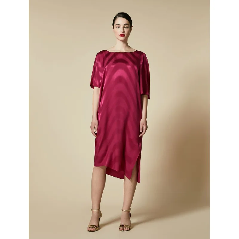 Mini dresses with asymmetrical hems -DIESIS