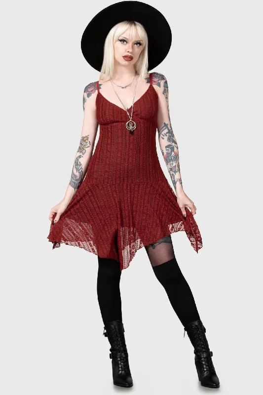 Trendy dresses for bridesmaids -Emelia's Wrath Dress [RED] - Resurrect