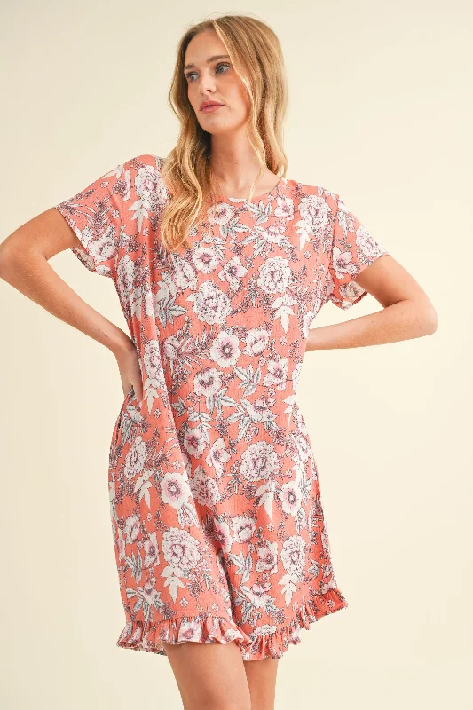 Shop dresses for all occasions -Floral Ruffle Dress