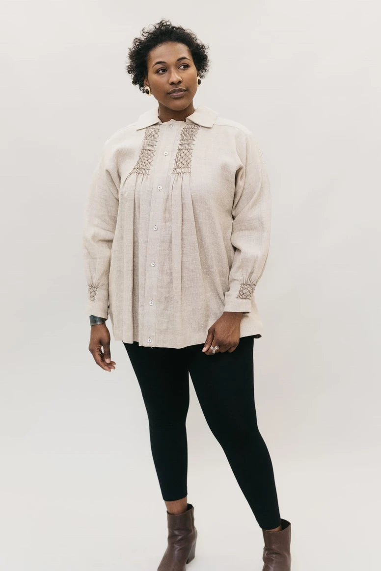 Dresses for date night -Folkwear 221 Adult/Child English Smock