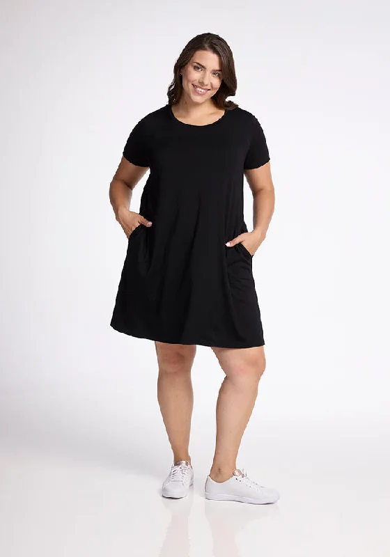Plus-size dresses for formal occasions -Georgie Dress - Black
