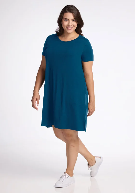 Dresses for women with slim figures -Georgie Dress - Real Teal
