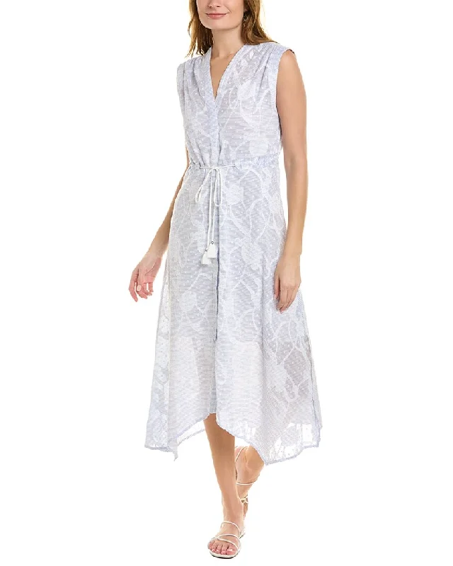 Mini dresses with geometric prints -Johnny Was Rinit Silk Dress