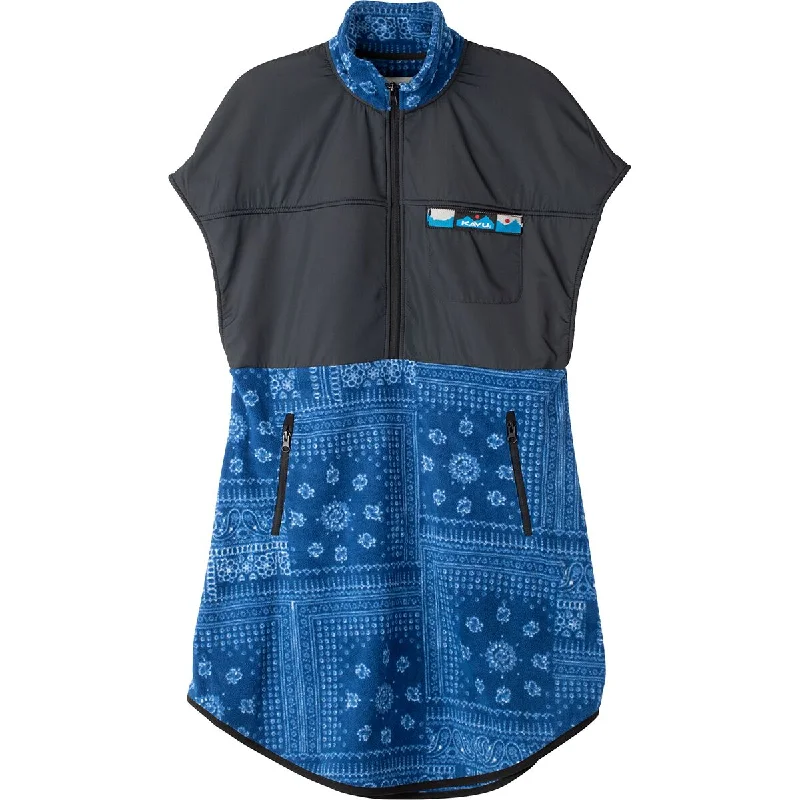 Stylish dresses for everyday wear -Kavu Women's Neve Fleece Cape Dress