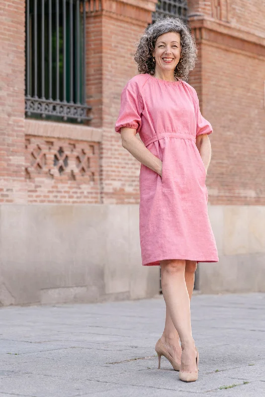Affordable dresses for vacation wardrobe -Liesl + Co Isola Blouse and Dress