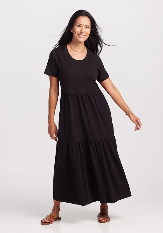 Comfortable dresses for casual outings -Lucia Dress - Black