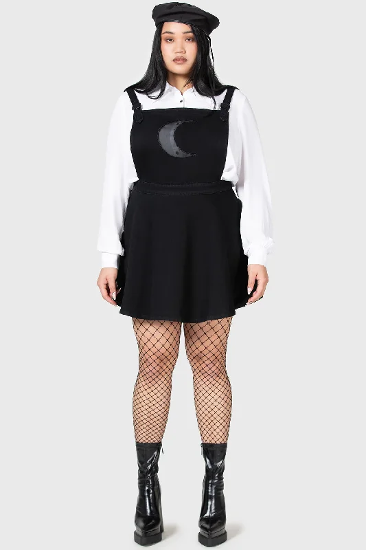 Dresses for date night -Luna Orb Pinafore Dress [PLUS]