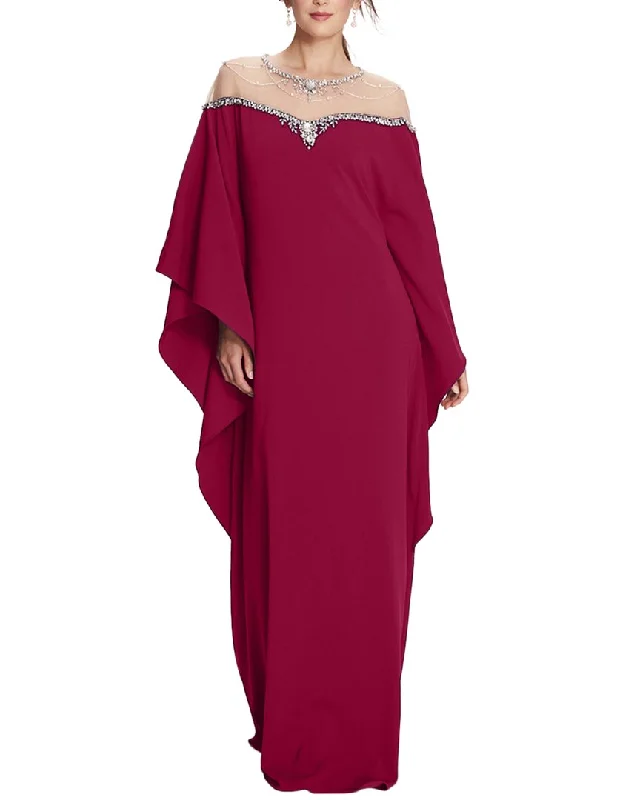 Wrap mini dresses for a flattering fit -Marchesa Notte Solid Dress
